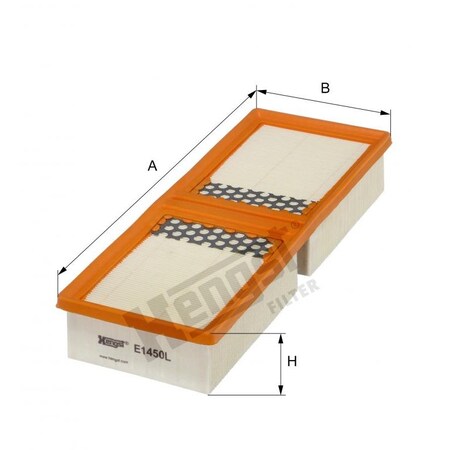 Hengst AIR FILTER E1450L